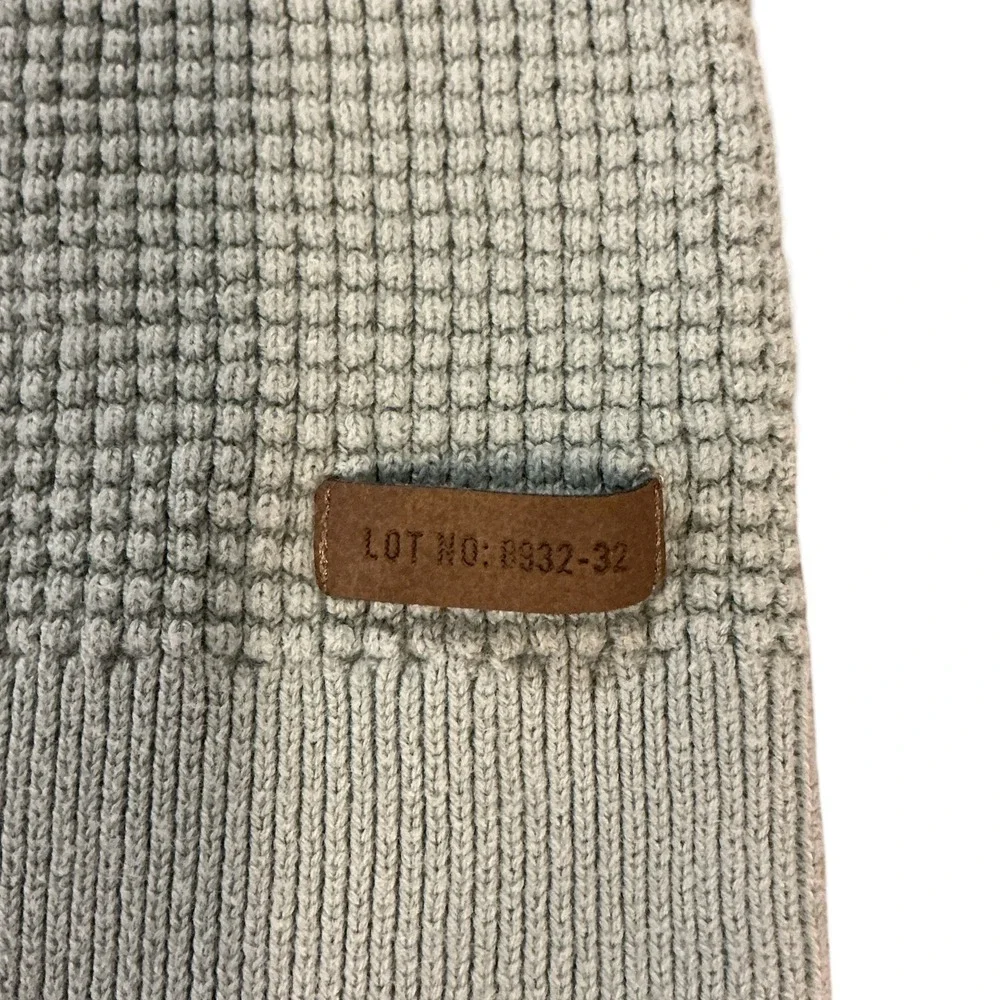 HM Kids 2T Waffle Knit Sweater‎ and Jogger Pants Set Sage Green Mustard Yellow